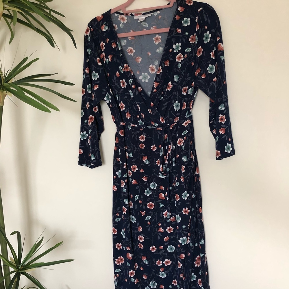 Motherhood Maternity Floral Print Dress